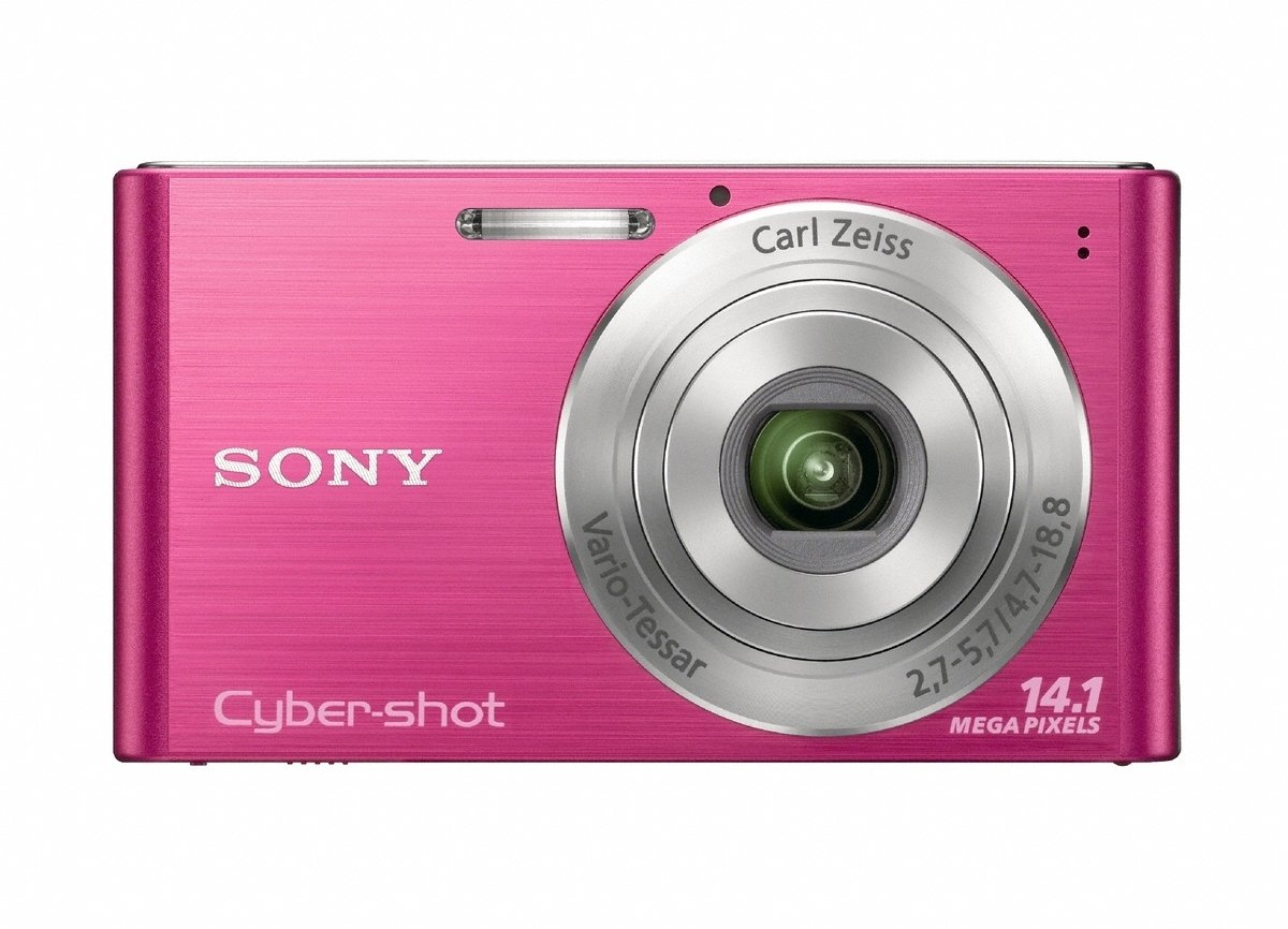 Sony DSCW320P Cyber-shot Digital Camera - Pink (14.1 MP, 4x